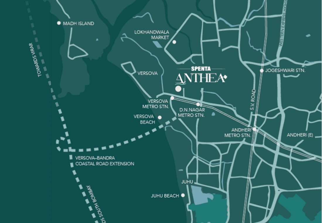 Spenta Anthea — Location Map